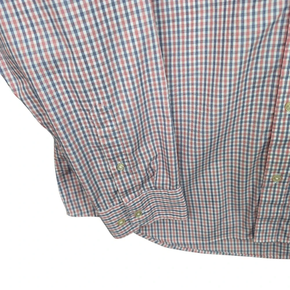 Banana Republic Shirt Mens XXL 18-18.5 36 Blue Button Non Iron‎ Slim Fit Casual